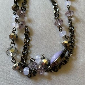 DressBarn 60” necklace and earring set. NWT.